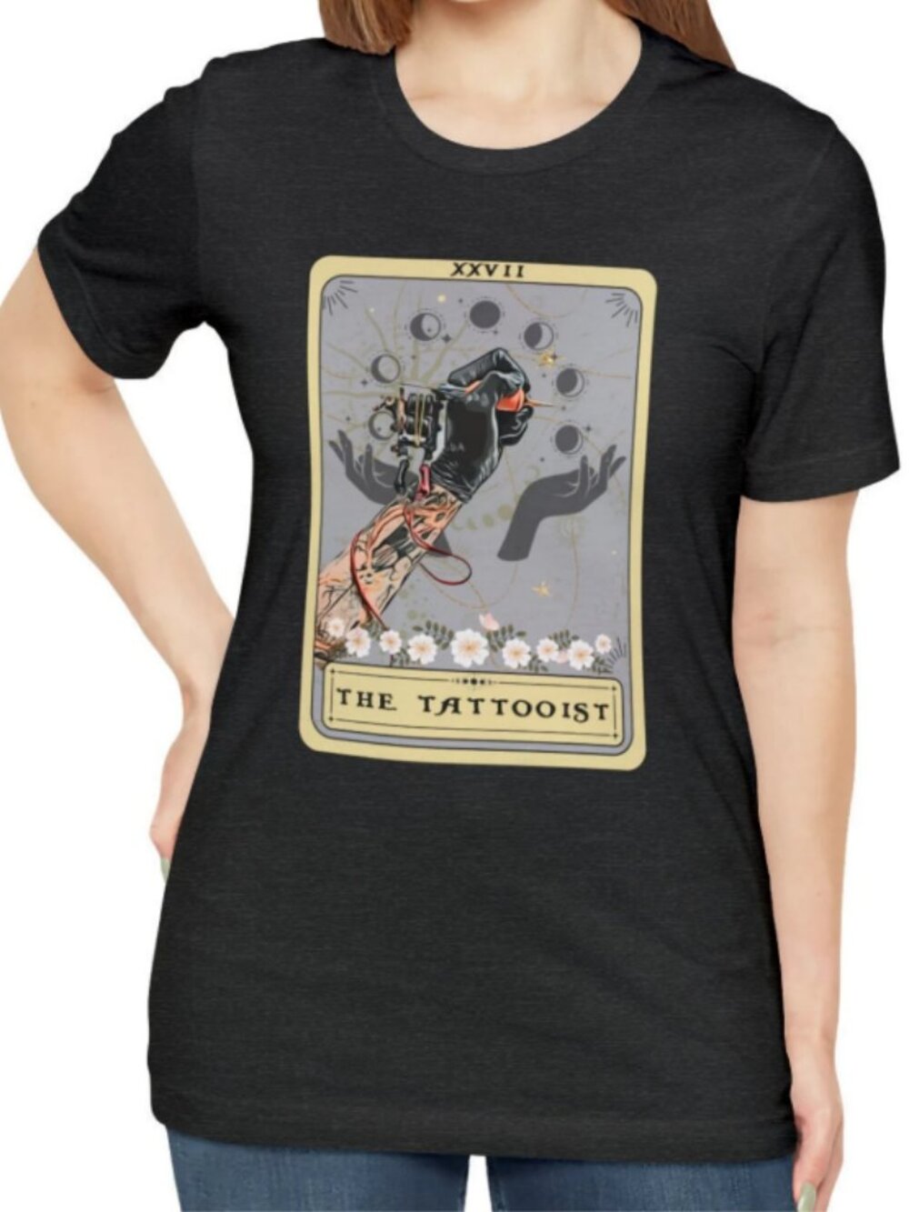 Tattoo Artist Tarot Card T-Shirt | Tattooer Graphic Tee | Tattoo Lover Gift | Un